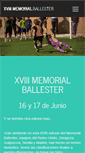 Mobile Screenshot of memorialballester.com